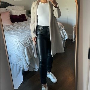 Pistola black leather pants